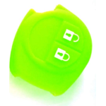GUSCIO SILICONE VERDE CHIARO PER CHIAVE NISSAN/OPEL/SUZUKI 2 TASTI