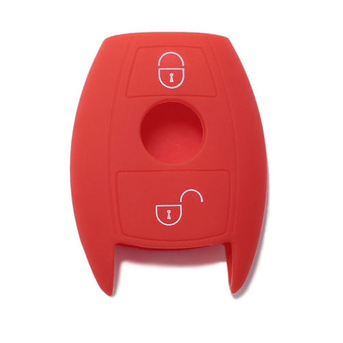 GUSCIO SILICONE ROSSO PER CHIAVE MERCEDES 2 TASTI