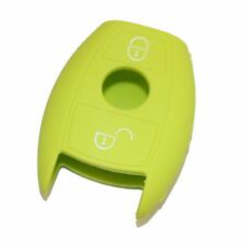 GUSCIO SILICONE VERDE PER CHIAVE MERCEDES 2 TASTI