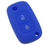 GUSCIO SILICONE BLU SCURO PER CHIAVE MERCEDES/RENAULT 2 TASTI