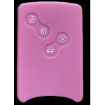 GUSCIO SILICONE ROSA PER SMART CARD RENAULT 4 TASTI C/T BAULE+FARI