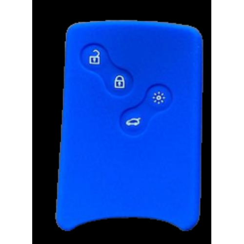 GUSCIO SILICONE BLU SCURO PER SMART CARD RENAULT 4 TASTI C/T BAULE+FAR