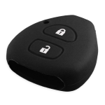 GUSCIO SILICONE NERO PER CHIAVE TOYOTA 2 TASTI