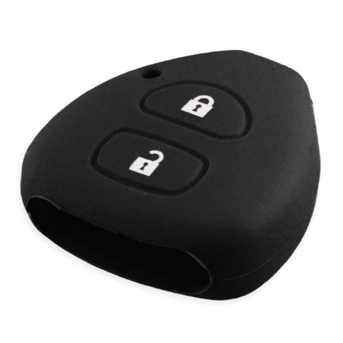 GUSCIO SILICONE NERO PER CHIAVE TOYOTA 2 TASTI