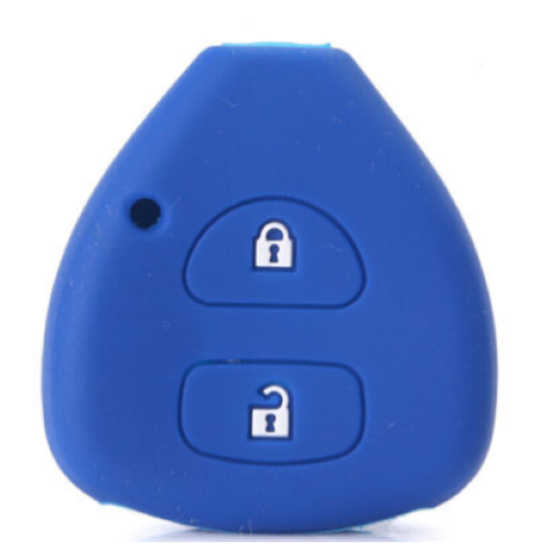 GUSCIO SILICONE BLU SCURO PER CHIAVE TOYOTA 2 TASTI