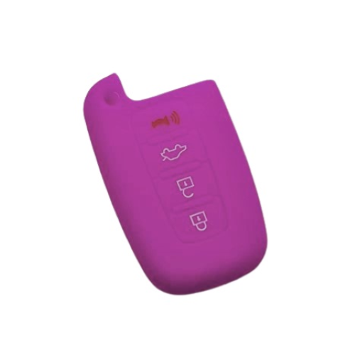 GUSCIO SILICONE ROSA CHIAVE HYUNDAI 3 TASTI C/T BAGALIAIO+ALLARME