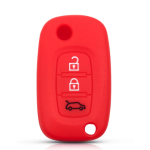 GUSCIO SILICONE ROSSO PER CHIAVE SMART 3 TASTI C/TASTO BAULE