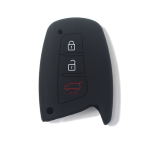 GUSCIO SILICONE NERO PER CHIAVE HYUNDAI 3 TASTI C/TASTO BAGAGLIAIO