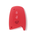 GUSCIO SILICONE ROSSO PER CHIAVE HYUNDAI 3 TASTI C/TASTO BAGAGLIAIO
