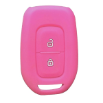 GUSCIO SILICONE ROSA PER CHIAVE RENAULT 2 TASTI