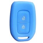 GUSCIO SILICONE CELESTE PER CHIAVE RENAULT 2 TASTI