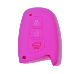 GUSCIO SILICONE FUXIA PER CHIAVE HYUNDAI 3 TASTI C/TASTO BAGAGLIAIO