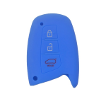 GUSCIO SILICONE CELESTE PER CHIAVE HYUNDAI 3 TASTI C/TASTO BAGAGLIAIO