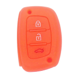 GUSCIO SILICONE ARANCIO PER CHIAVE HYUNDAI 3 TASTI C/T BAULE