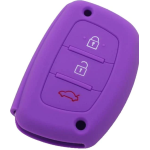 GUSCIO SILICONE VIOLA PER CHIAVE HYUNDAI 3 TASTI C/T BAULE