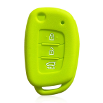 GUSCIO SILICONE VERDE PER CHIAVE HYUNDAI 3 TASTI C/T BAULE