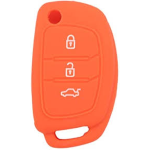 GUSCIO SILICONE ARANCIO PER CHIAVE HYUNDAI 3 TASTI C/T BAULE