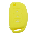 GUSCIO SILICONE GIALLO PER CHIAVE HYUNDAI 3 TASTI C/T BAULE