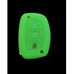 GUSCIO SILICONE VERDE PER CHIAVE HYUNDAI 3 TASTI C/T BAULE