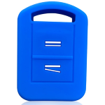 GUSCIO SILICONE BLU SCURO PER CHIAVE OPEL 2 TASTI
