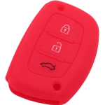 GUSCIO SILICONE ROSSO PER CHIAVE HYUNDAI 3 TASTI C/T BAULE