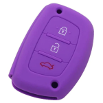 GUSCIO SILICONE VIOLA PER CHIAVE HYUNDAI 3 TASTI C/T BAULE
