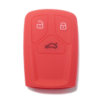 GUSCIO SILICONE ROSSO PER CHIAVE AUDI 3 TASTI C/TASTO BAULE