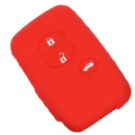 GUSCIO SILICONE ROSSO PER CHIAVE TOYOTA 3 TASTI C/TASTO BAULE