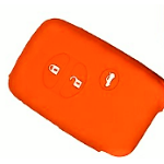 GUSCIO SILICONE ARANCIO PER CHIAVE TOYOTA 3 TASTI C/TASTO BAULE