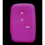 GUSCIO SILICONE VIOLA PER CHIAVE TOYOTA 3 TASTI C/TASTO BAULE