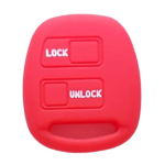 GUSCIO SILICONE ROSSO PER CHIAVE TOYOTA 2 TASTI