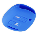 GUSCIO SILICONE CELESTE PER CHIAVE TOYOTA 2 TASTI