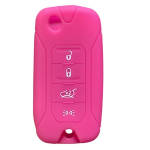 GUSCIO SILICONE FUXIA PER CHIAVE JEEP 4 TASTI