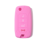 GUSCIO SILICONE ROSA PER CHIAVE JEEP 4 TASTI