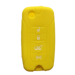 GUSCIO SILICONE GIALLO PER CHIAVE JEEP 4 TASTI