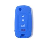 GUSCIO SILICONE BLU SCURO PER CHIAVE JEEP 4 TASTI