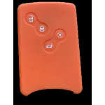 GUSCIO SILICONE ARANCIO PER SMART CARD RENAULT 4 TASTI C/T BAULE+FARI