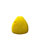 GUSCIO SILICONE GIALLO PER CHIAVE TOYOTA 3 TASTI C/TASTO BAULE