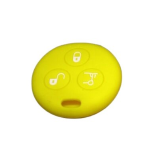 GUSCIO SILICONE GIALLO PER CHIAVE SMART 3 TASTI C/TASTO BAULE