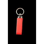 CHIAVETTA USB 128GB PORTACHIAVI C/PROTEZIONE IN PELLE ROSSA