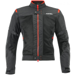 GIACCA ACERBIS CE RAMSEY VENTED MAN JACKET 2.0 TAGLIA L NERO/ROSSO