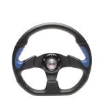 <VOLANTE X2330PUN/PA  ECO PELLE INSERI BLU D.350 mm
