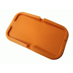 TAPPETINO ANTISCIVOLO E PORTACELLULARE ARANCIO AL SILICONE