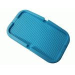 TAPPETINO ANTISCIVOLO E PORTACELLULARE CELESTE AL SILICONE