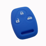GUSCIO SILICONE BLU SCURO PER CHIAVE HONDA 3 TASTI C/TASTO BAULE
