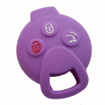GUSCIO SILICONE VIOLA PER CHIAVE SMART 3 TASTI C/TASTO BAULE