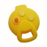 GUSCIO SILICONE GIALLO PER CHIAVE SMART 3 TASTI C/TASTO BAULE