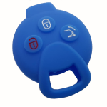 GUSCIO SILICONE BLU SCURO PER CHIAVE SMART 3 TASTI C/TASTO BAULE