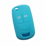 GUSCIO SILICONE CELESTE PER CHIAVE OPEL 2 TASTI