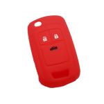 GUSCIO SILICONE ROSSO PER CHIAVE OPEL/CHEVROLET 3 TASTI C/TASTO BAULE